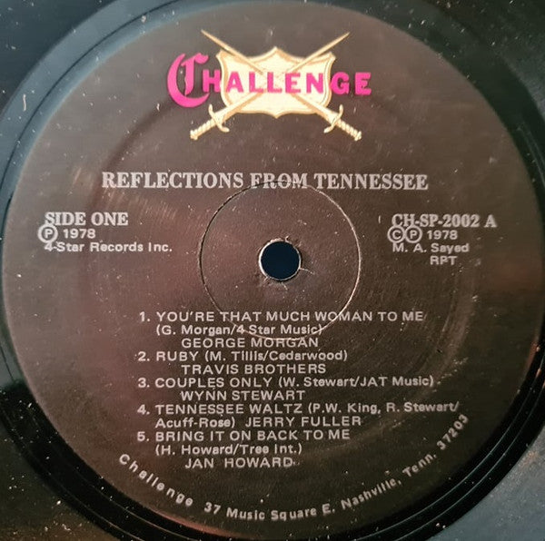 Various : Reflections From Tennessee (LP, Comp)