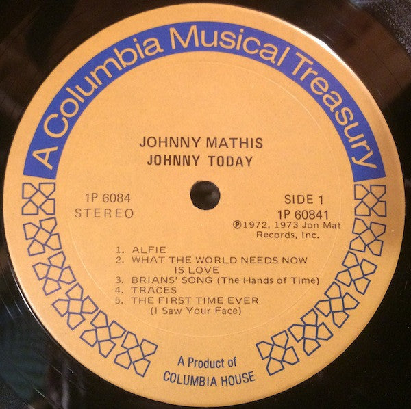 Johnny Mathis : Johnny Today (LP, Comp)