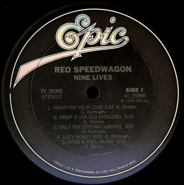 REO Speedwagon : Nine Lives (LP, Album, RE, Ter)