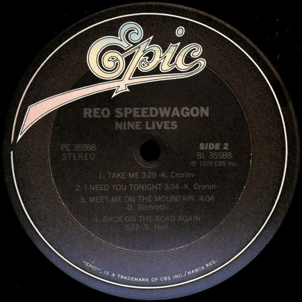 REO Speedwagon : Nine Lives (LP, Album, RE, Ter)