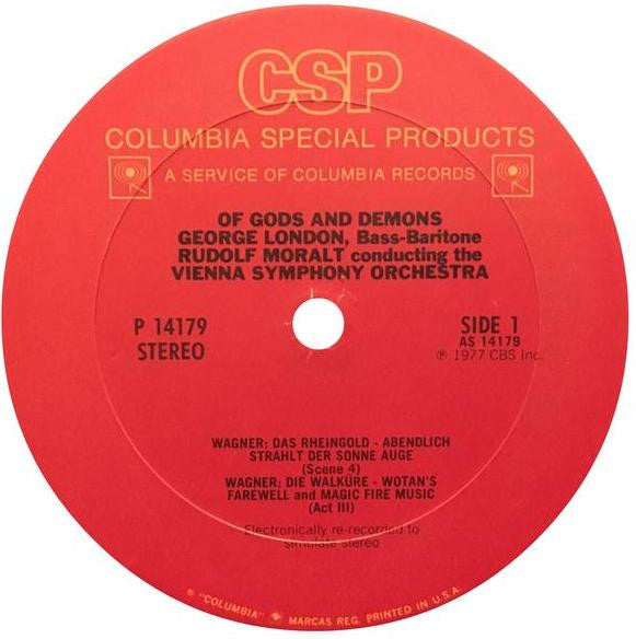 George London (2) : Of Gods And Demons (LP, RE)