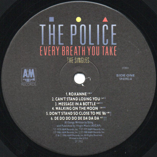 The Police : Every Breath You Take (The Singles) (LP, Comp, RM, Ind)