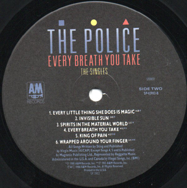 The Police : Every Breath You Take (The Singles) (LP, Comp, RM, Ind)