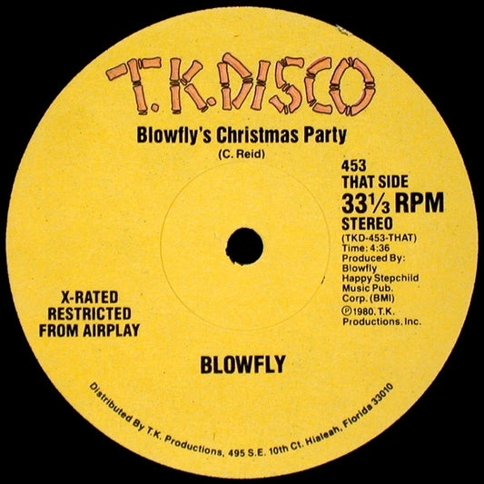 Blowfly : Blowfly's Christmas Party (12")