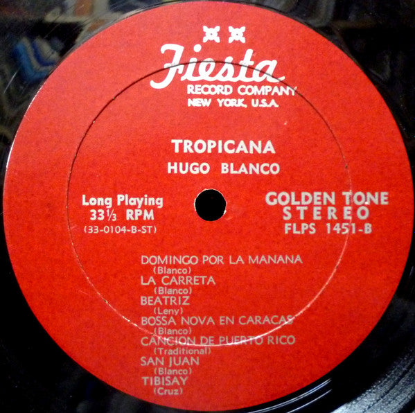 Hugo Blanco : Tropicana (LP, Comp)