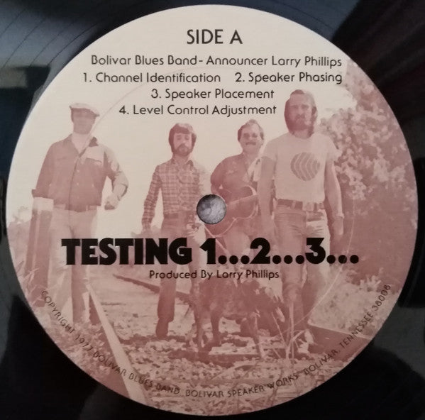 Bolivar Blues Band : Testing 1...2...3... (12")