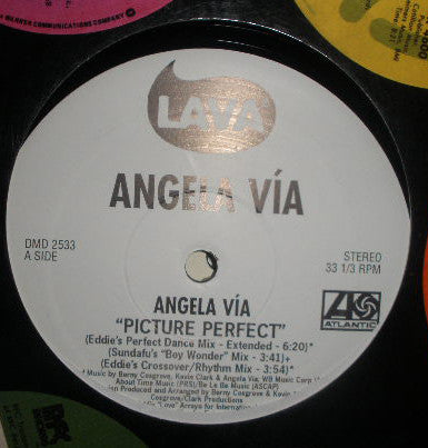 Angela Via : Picture Perfect (12", Promo)
