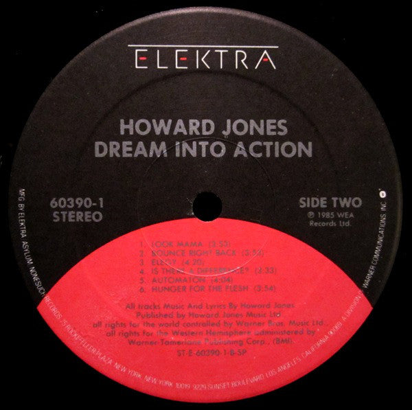 Howard Jones : Dream Into Action (LP, Album, Spe)