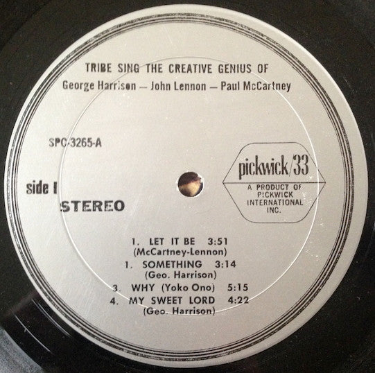 Tribe* : Tribe Sing The Creative Genius Of George Harrison, John Lennon, Paul McCartney (LP, Album)