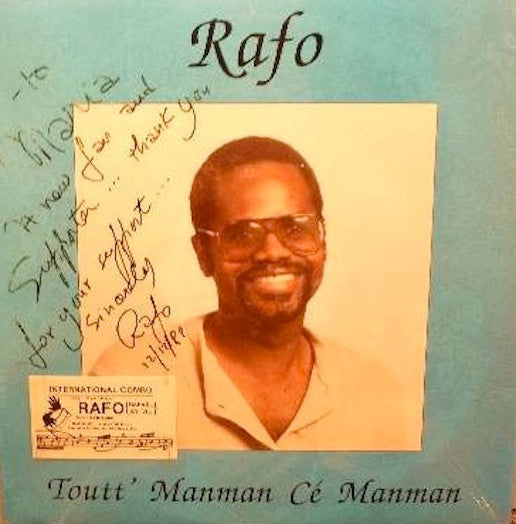 Rafael St. Vil Introducing The Rafo International Combo De Chicago : Toutt' Manman Cé Manman (LP)