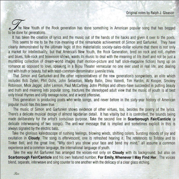 Simon & Garfunkel : Parsley, Sage, Rosemary And Thyme (HDCD, Album, Ltd, Num, RE, RM, 24k)