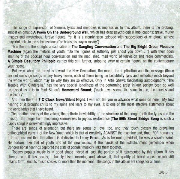 Simon & Garfunkel : Parsley, Sage, Rosemary And Thyme (HDCD, Album, Ltd, Num, RE, RM, 24k)