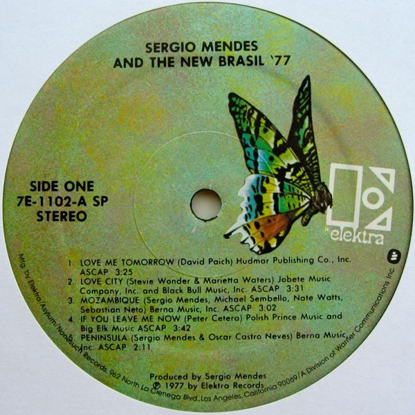 Sérgio Mendes & The New Brasil '77 : Sergio Mendes And The New Brasil '77 (LP, Album, SP)