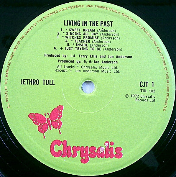 Jethro Tull : Living In The Past (2xLP, Comp, RE)