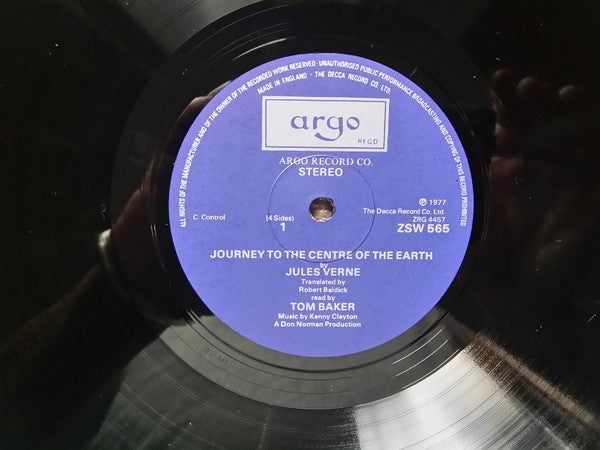 Tom Baker (4), Jules Verne (3) : Journey To The Centre Of The Earth (2xLP)