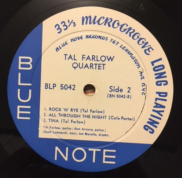 The Tal Farlow Quartet : Tal Farlow Quartet (10", Mono, Lex)