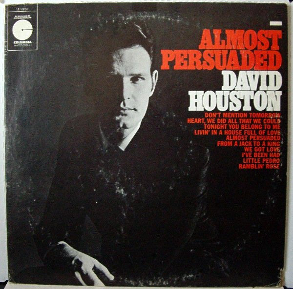 David Houston : Almost Persuaded (LP, Album, Ltd)