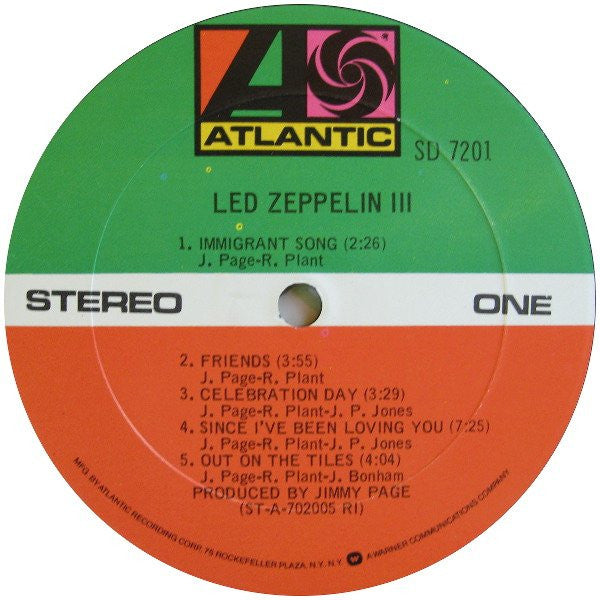 Led Zeppelin : Led Zeppelin III (LP, Album, RE, RI )