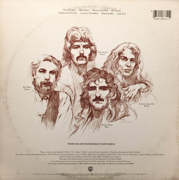 Black Sabbath : Heaven And Hell (LP, Album, Jac)