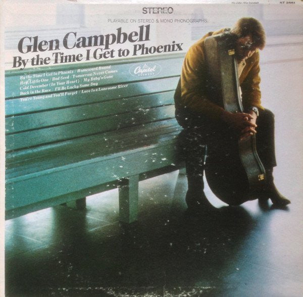 Glen Campbell : By The Time I Get To Phoenix (LP, Album, Pit)