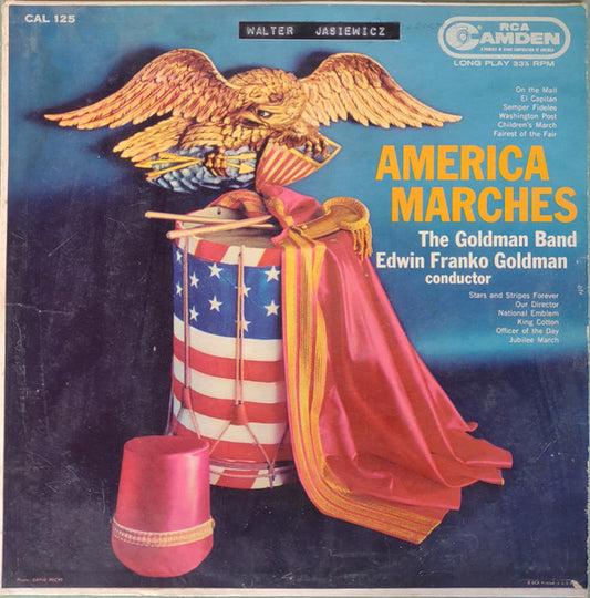 The Goldman Band : America Marches (LP, Album)