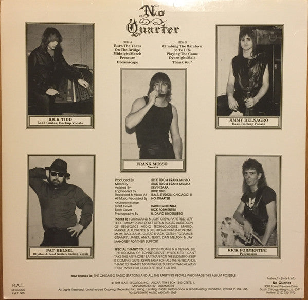No Quarter (4) : Climbing The Rainbow (LP, Album)