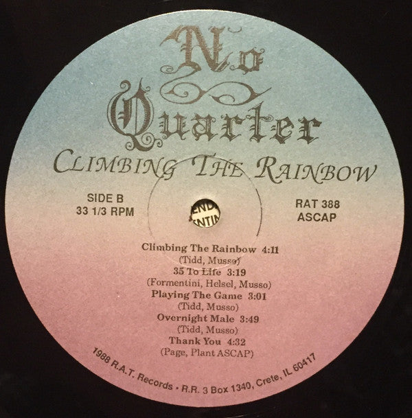 No Quarter (4) : Climbing The Rainbow (LP, Album)