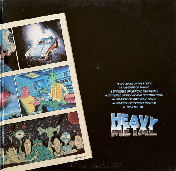 Various : Heavy Metal (Music From The Motion Picture) (2xLP, Album, Comp, CTH)
