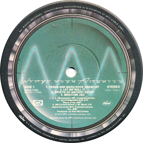 Wings (2) : Wings Over America (3xLP, Album, Jac)
