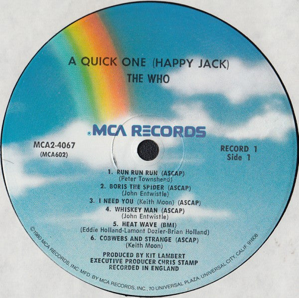 The Who : A Quick One (Happy Jack) / The Who Sell Out (2xLP, Comp, RE, Pin)