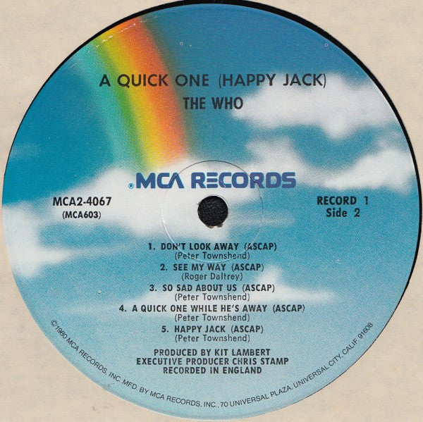 The Who : A Quick One (Happy Jack) / The Who Sell Out (2xLP, Comp, RE, Pin)