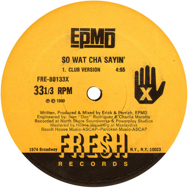 Buy EPMD : So Wat Cha Sayin' (12