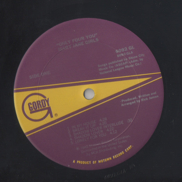 Mary Jane Girls : Only Four You (LP, Album)