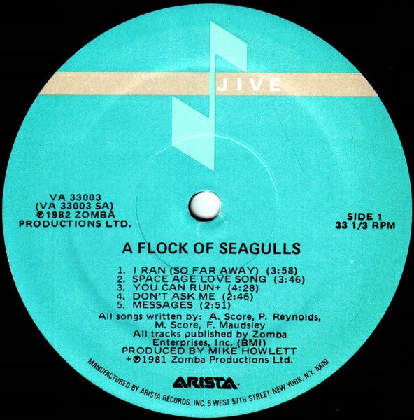 A Flock Of Seagulls : A Flock Of Seagulls (LP, Album, Mon)