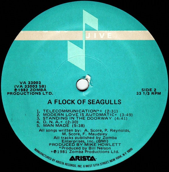 A Flock Of Seagulls : A Flock Of Seagulls (LP, Album, Mon)