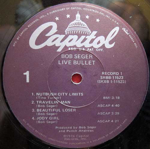 Bob Seger And The Silver Bullet Band : Live Bullet (2xLP, Album, RE, RP, LA )