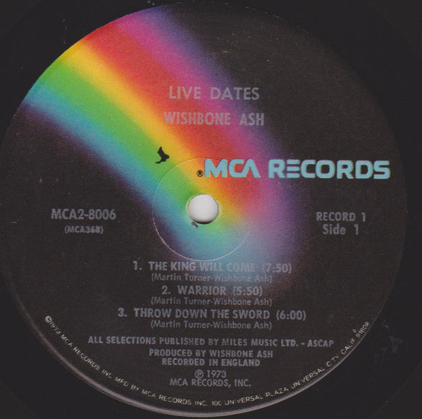 Wishbone Ash : Live Dates (2xLP, Album)