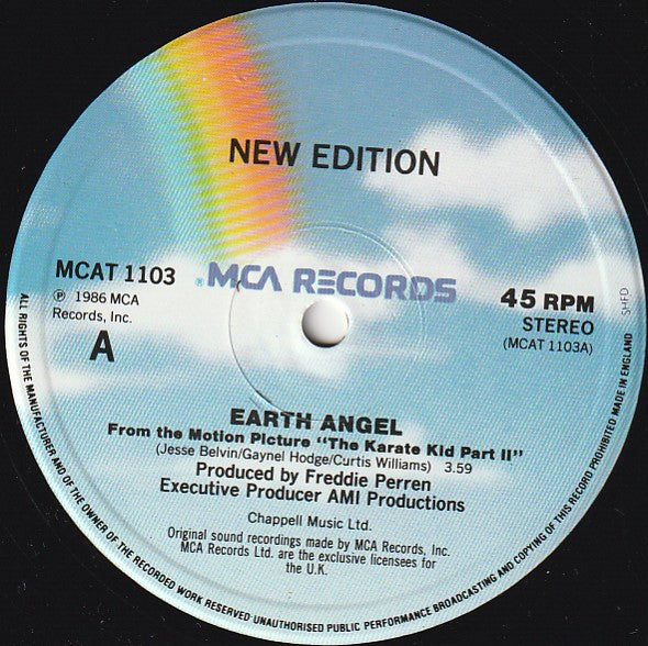 New Edition : Earth Angel (12")
