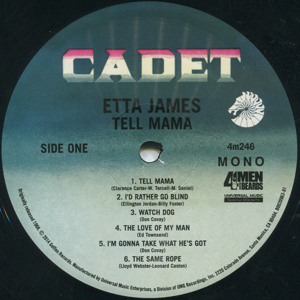 Etta James : Tell Mama (LP, Album, Mono, RE, 180)