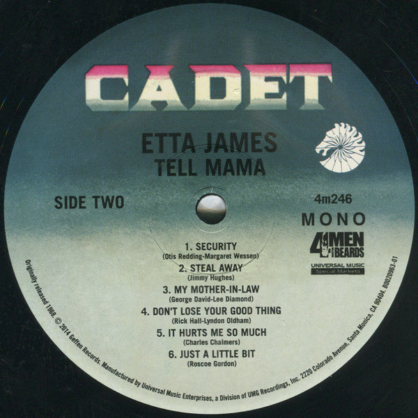 Etta James : Tell Mama (LP, Album, Mono, RE, 180)