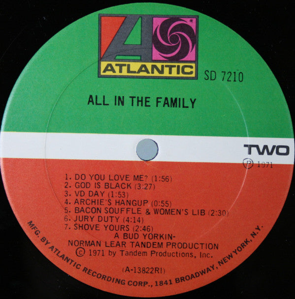 All In The Family Cast* : All In The Family (LP, Album, Phi)