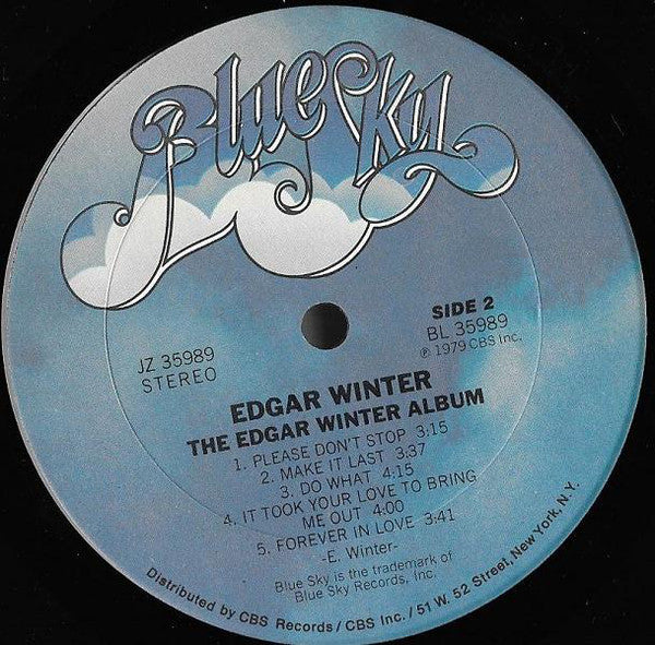 Edgar Winter : The Edgar Winter Album (LP, Album, Ter)
