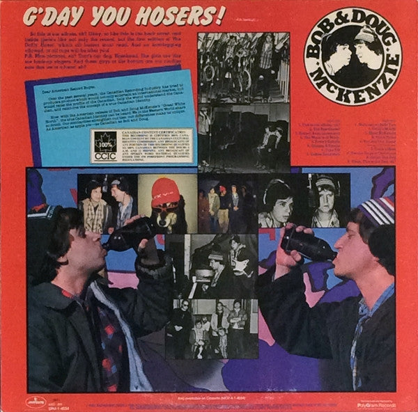 Bob & Doug McKenzie : Great White North (LP, Album, 72 )