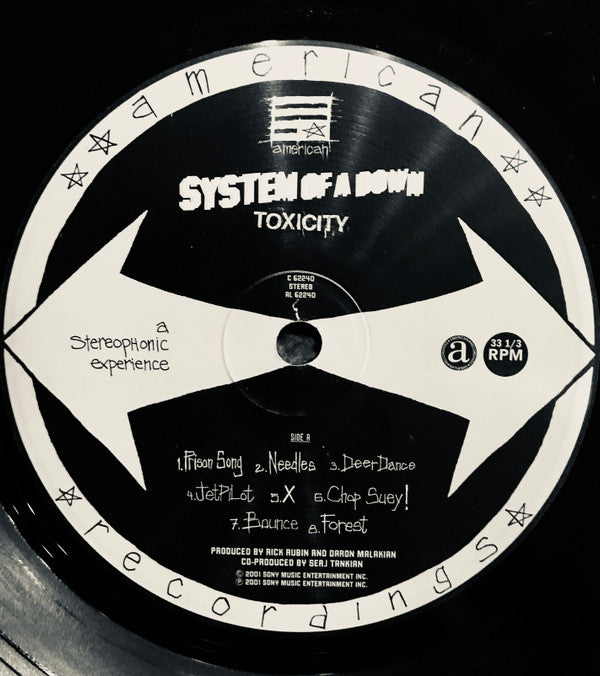 System Of A Down : Toxicity (LP, Album)