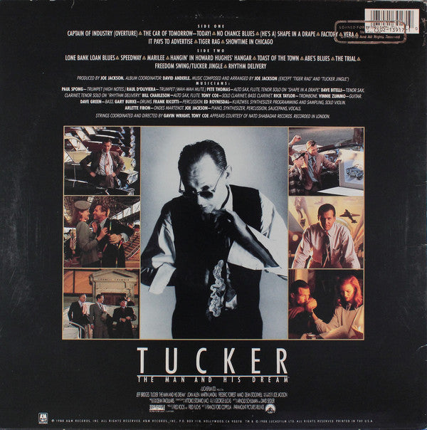 Joe Jackson : Tucker: The Man And His Dream (Original Motion Picture Soundtrack) (LP, Album)