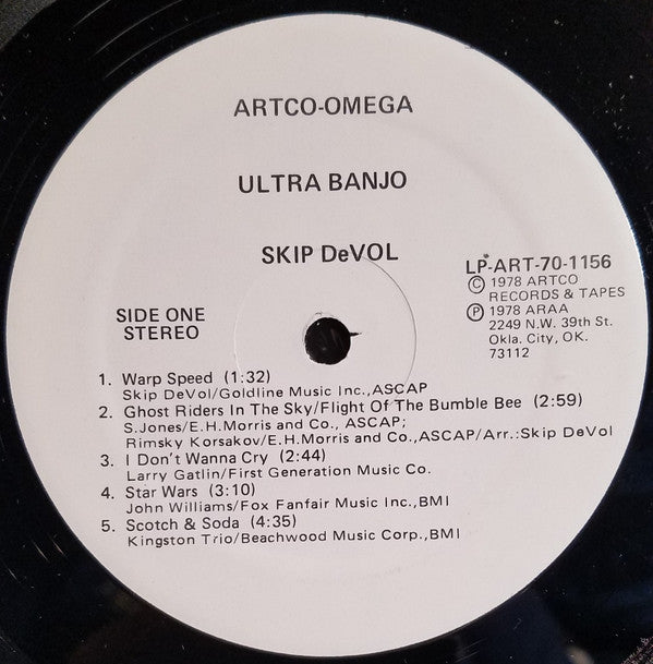Buy Skip DeVol : Ultrabanjo (LP, Album) Online for a great price – Paul ...