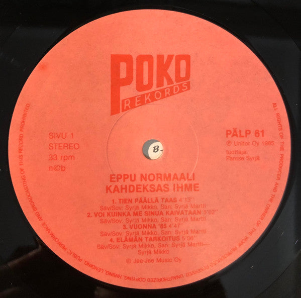 Eppu Normaali : Kahdeksas Ihme (LP, Album)