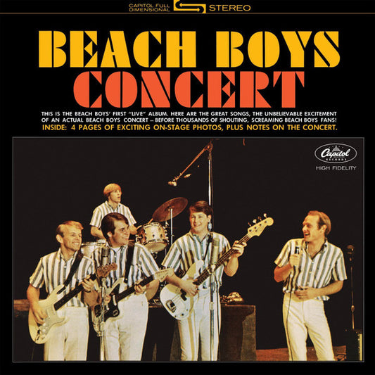 The Beach Boys : Beach Boys Concert (LP, Album, RE)