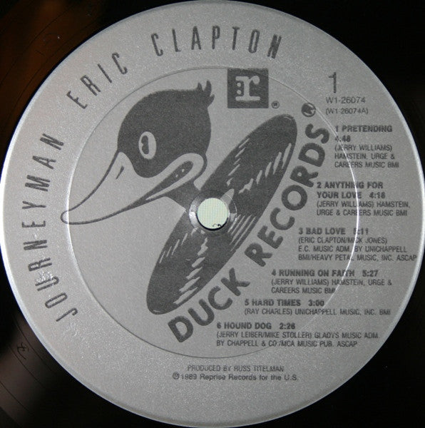 Eric Clapton : Journeyman (LP, Album, Club)