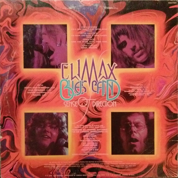 Climax Blues Band : Sense Of Direction (LP, Album, Mon)